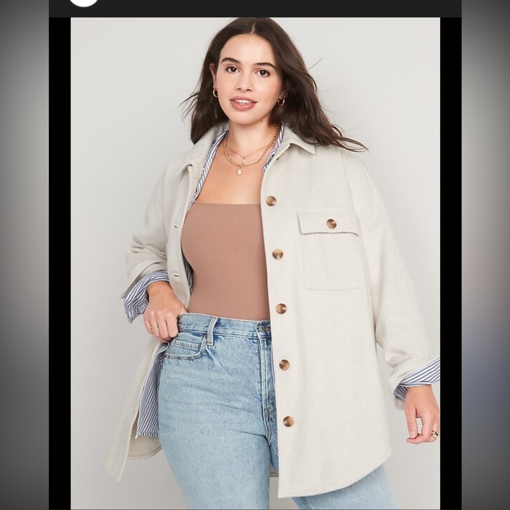 Old Navy Soft-Brushed Utility Shacket NWT
